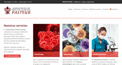 Desktop Screenshot of laboratoriosclinicospasteur.com